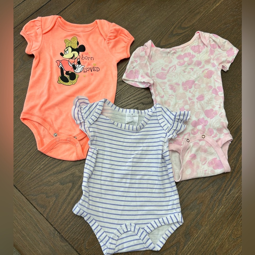 Infant baby short sleeve onesies bundle